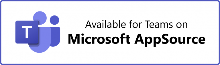 Available for Teams on Microsoft AppSource