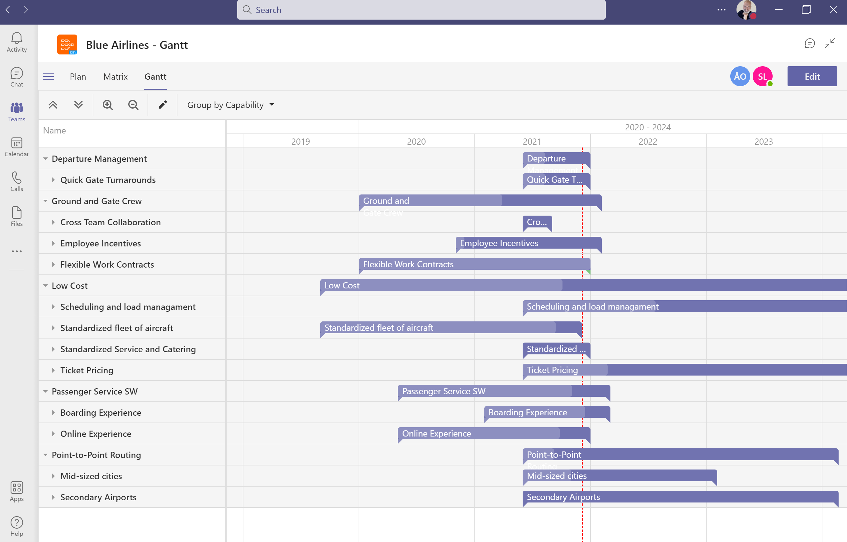 VisPlan update: New Gantt view and completed Actions